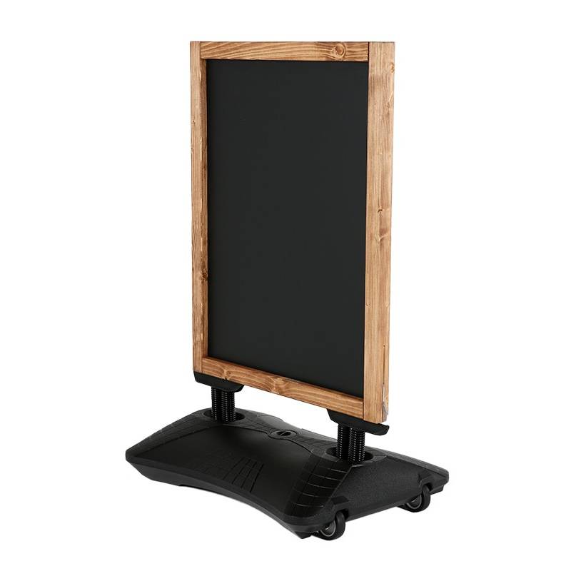 Caballete en madera tamaño 59x78 cm con base rellenable