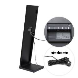 Totem digital desmontable en forma de L con Monitor Samsung