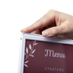 PORTAGRAFICA CON LUZ PARA DIN A5 FORMA DE L 2