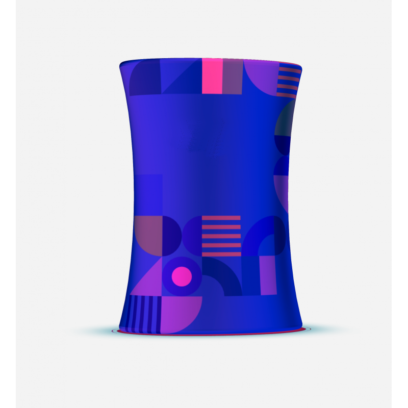 Mostrador curvo de montaje automático