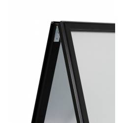 Caballete de aluminio negro apto para exterior 3