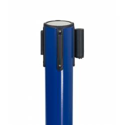Poste separador azul con cinta retractil 3