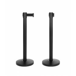 Poste separador con cinta extensible pack de 2
