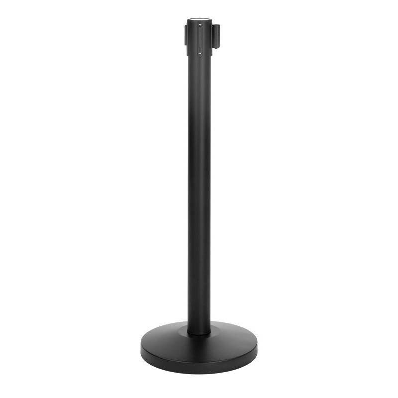 Poste separador con cinta extensible