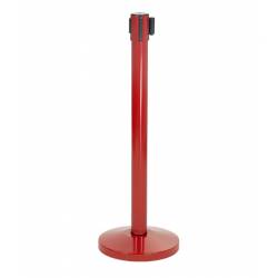Poste separador rojo con cinta extensible 1