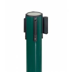 Poste separador verde con cinta extensible 2