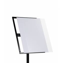 Atril portagráfica o portamenú negro para cartel 50x70 cm 6