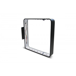 BANDEROLA LUMINOSA PARA FACHADA CUADRADA DE 60cm 1