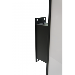 BANDEROLA LUMINOSA PARA FACHADA CUADRADA DE 60cm anclaje