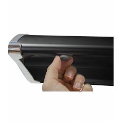ROLL UP NEGRO 85 x 206 cm REMATES CROMADOS 3