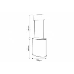 Promotor mostrador de promoción de alta calidad medidas