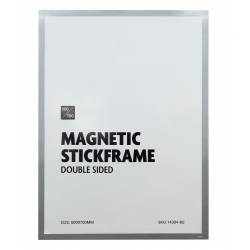 Funda portagráficas gris autoadhesiva 50x70