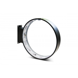 BANDEROLA LUMINOSA REDONDA PARA FACHADA 2