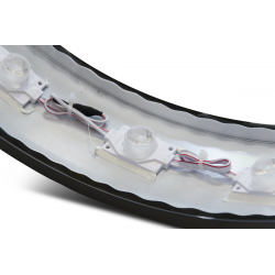 BANDEROLA LUMINOSA REDONDA PARA FACHADA 4