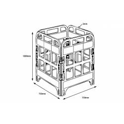 VALLA DE SEGURIDAD MODULAR PLEGABLE  2