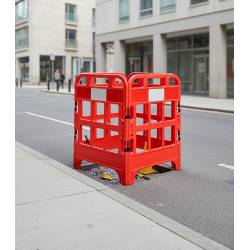 VALLA DE SEGURIDAD MODULAR PLEGABLE