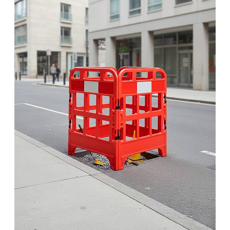 VALLA DE SEGURIDAD MODULAR PLEGABLE