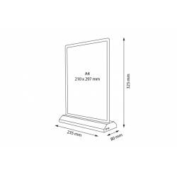 PORTAMENU RETROILUMINADO PARA DIN A4