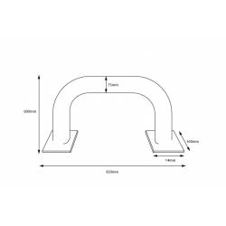 BARRERA DE PROTECCIÓN DE 60x75 cm PARA ALMACENES Y PARKING 2