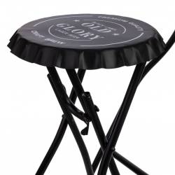 MESA ALTA PLEGABLE CON TABURETES 6