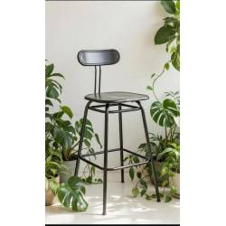 TABURETE DE METAL ESTILO VINTAGE