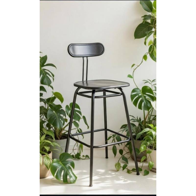 TABURETE DE METAL ESTILO VINTAGE