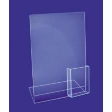 Portagráficas con cajetín para folletos