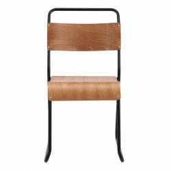 Silla apilable en madera contrachapada de abedul 4