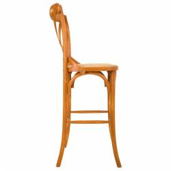 TABURETE ALTO EN MADERA NATURAL DE ABEDUL Y ASIENTO EN RATAN 5