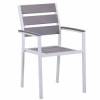 SILLON DE METAL Y POLYWOOD GRIS 2