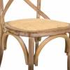 SILLA DE MADERA ASIENTO DE RATAN DETALLE