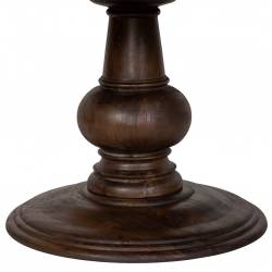 MESA REDONDA DE MADERA DIAMETRO 150 cm PATA