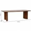 MESA DE 240 cm EN MADERA DE ACACIA medidas