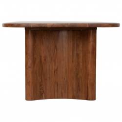 MESA DE 240 cm EN MADERA DE ACACIA FRONTAL