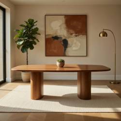 MESA DE 240 cm EN MADERA DE ACACIA