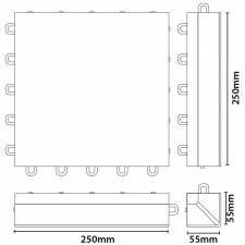 Tarima Modular losetas lisas