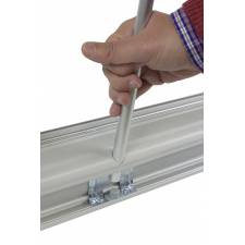 RollUp 85 x 206 cm. anclaje del mástil reforzado