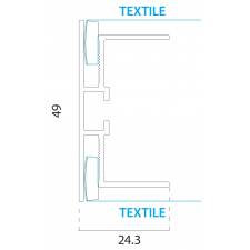 Texfix frame 49 mm cotas