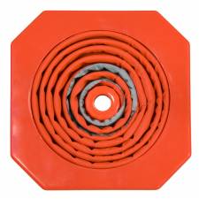 Conos de balizamiento plegables vista plegado