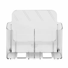 Portafolletos doble para 1/3 de DIN A4 - 10x21 cm vista frontal