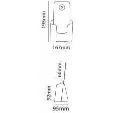 Portafolletos para DIN A5 con 1 bolsillo medidas