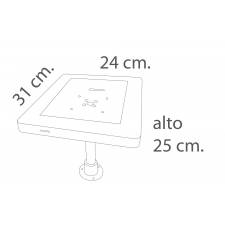 SOPORTE FLEXIBLE PARA TABLET CON MARCO DE METAL MEDIDAS