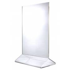 Portagráfica vertical con base en forma de triángulo