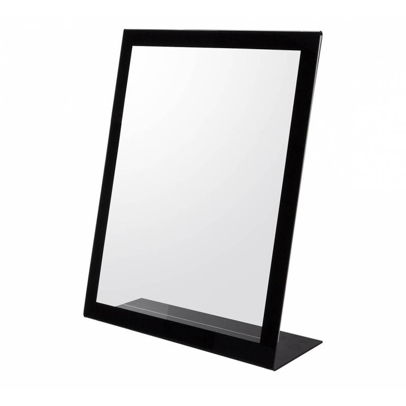 Portagráfica con marco negro VERTICAL