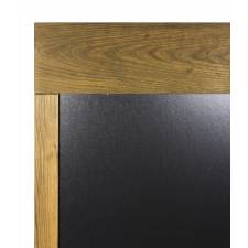 CABALLETE DE PIZARRA DE 160x72 CM detalle del espacio superior para rotular