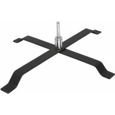 Base cruz plana para flag banner color negro