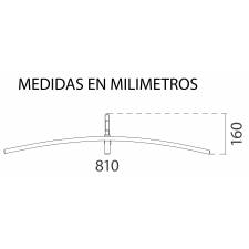 Medidas de la base cruz de tubo para flag banner