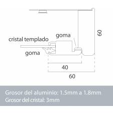 Vitrina Magnética para exterior DETALLE CONSTRUCCION