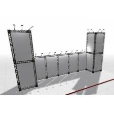 Truss cuadrado de 15x15 ejemplo de construcción