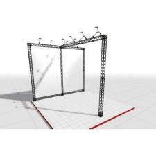 Truss cuadrado de 15x15 ejemplo de construcción